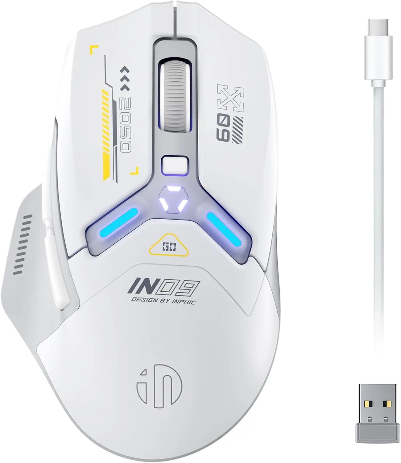 INPHIC IN9 Tri-Mode Wireless Gaming Mouse