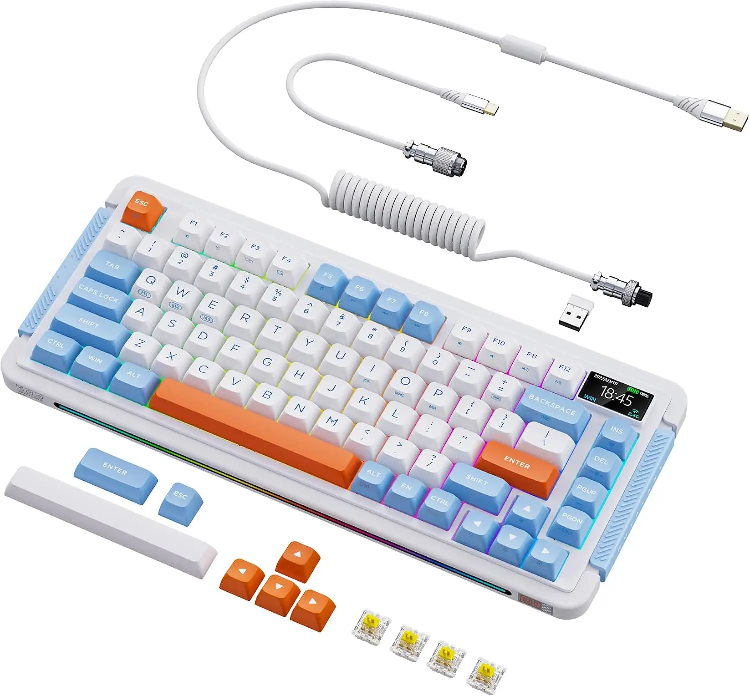 L75 Wireless Mechanical Keyboard Gateron Yellow Pro